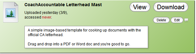 Note the title as found in the subject line, and the description which matches the email body.