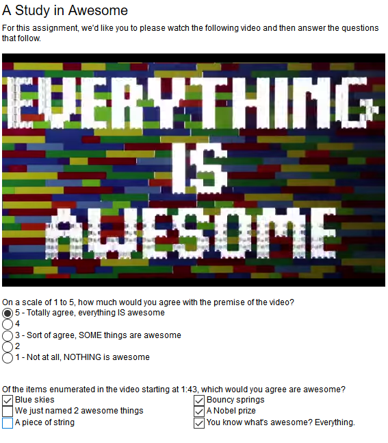 You should try filling out a worksheet with this song playing as you do, it's kinda nice!