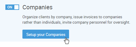 Turning on Companies